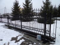 Ворота откатные кованные (Екатеринбург)