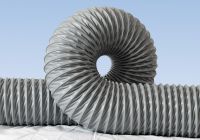 Гибкий воздуховод VINI (VINIL, PVC-F, PVP, ГПВ, ПВХ, P 2 A) из виниуретана d=250 мм (Екатеринбург)